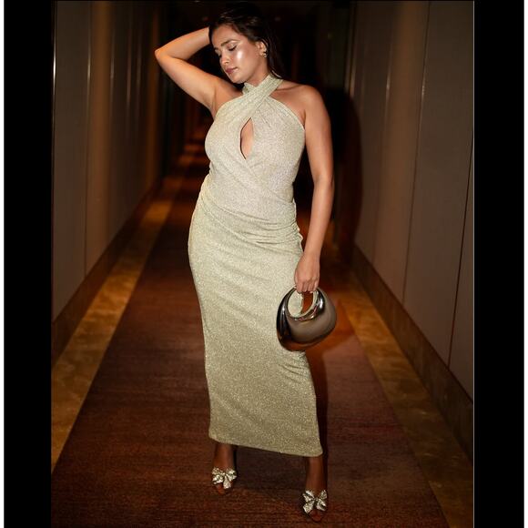 ZARA Fitted Halter Dress NWT - Picture 11 of 16